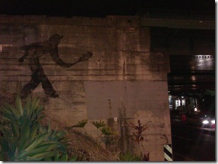 Milton tennis graffiti