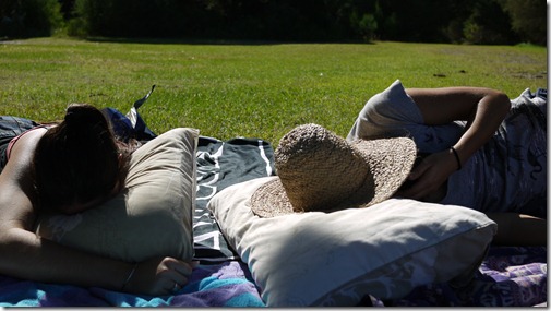 Sunday afternoon naps after a picnic lunch