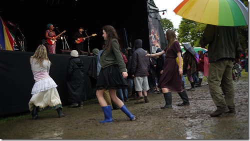 Dancing to Grace Barbe at the Bellingen Global Carnival 2011