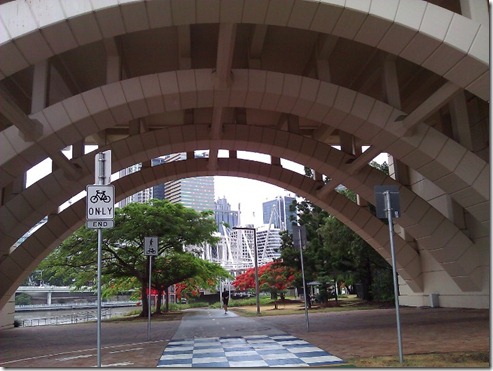 Riding under Jolly Brisbane