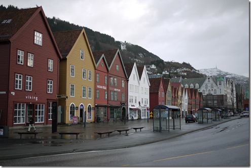 Bryggen old town in Bergen Norway