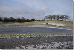 Skogskyrkogården cemetery in winter Stockhom Sweden 