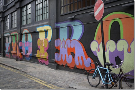 Street art graffiti Shoreditch London