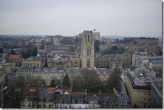 View from Cabot Tower on Brandon Hill, Bristol UK