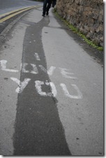 I love you street art Bristol UK