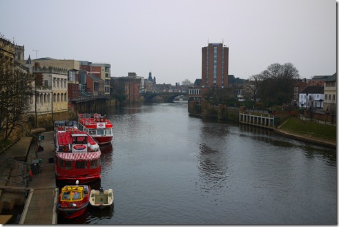 The Ouse in York, England, UK