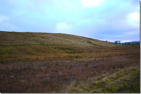 Driving into the Lake District, England