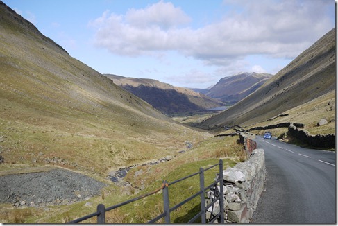 Driving from Bowness-on-Windermere to  Hallin Fell, Howtown, Lake District, England