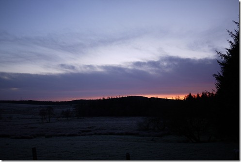 Waking up to a view - sunrise from our Wicked Campervan, England UK