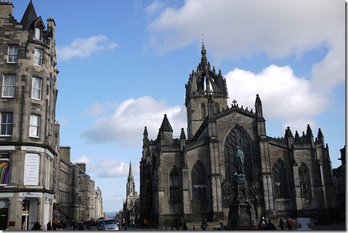 The Royal Mile Edinburgh Scotland UK