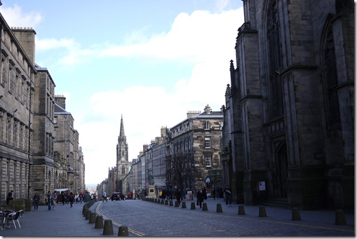 The Royal Mile Edinburgh Scotland UK