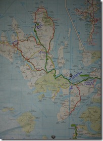Our road map of Isle of Skye, Scotland