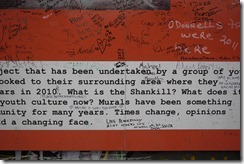 Peace Walls graffiti West Belfast, Northern Ireland, UK