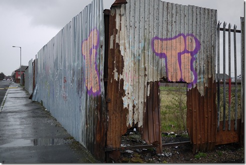 Peace Walls graffiti West Belfast, Northern Ireland, UK