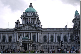 City Hall - St Patrick's Day -  Belfast, Northern Ireland, UK