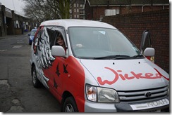 Collecting our campervan in London