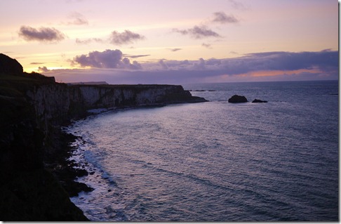 Carrick-A-Rede , near rope bridge, Causeway Coast, Northern Ireland UK