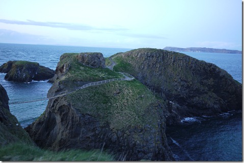 Carrick-A-Rede rope bridge, Causeway Coast, Northern Ireland UK