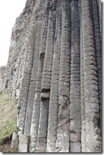 The Giant's organ at Giant's Causeway, Causeway Coast, Northern Ireland UK