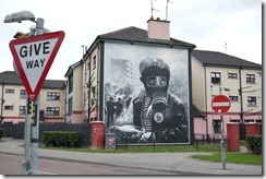 Peace mural, The Bogside, Old city, Derry, Londonderry, Causeway Coast, Northern Ireland UK
