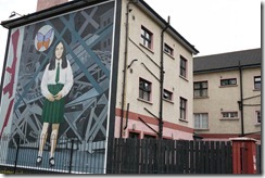 Peace mural, The Bogside, Old city, Derry, Londonderry, Causeway Coast, Northern Ireland UK