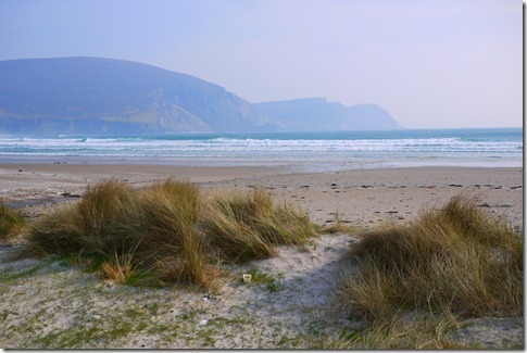Sandy beaches The west coast of Ireland, Achill Island