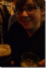 Drinking hot whiskey in Galway, Ireland