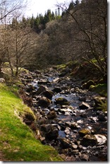 Talybont Reservoir waterfall walk Brecon Beacons National Park, Wales