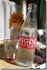 Local drink - like clear creaming soda - Heybeliada  - The Princes' Islands Istanbul Turkey