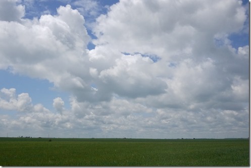 The start of the Meseta outside Burgos - el Camino de Santiago, Camino Frances, Spain