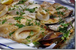 Calamari & mussels - Seafood on the Mediterranean - Spain Andalusia