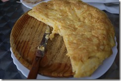 Spanish tortilla of egg and potato, Spain food