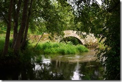 Bridge at Ribadiso -  Walking Camino de Santiago from Sarria, Spain 