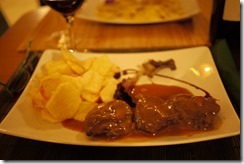 Lamb and potato chips, Spain food