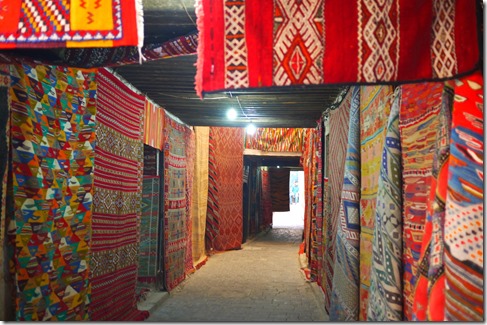 Rugs in the Fez Medina, Morocco