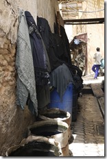 Dye in the Fez Medina, Morocco