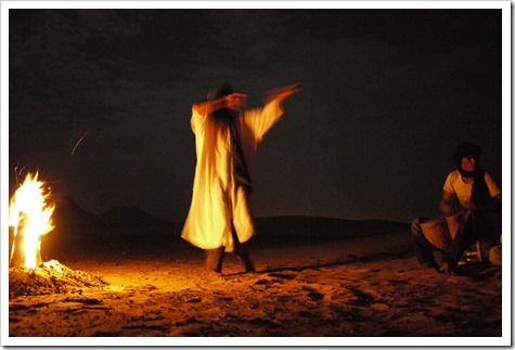 Camping with Berbers in the Sahara, Morocco