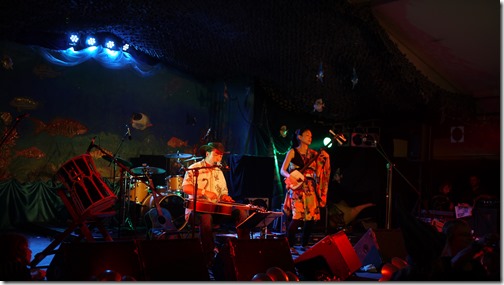 Japanese Blues cowboy, George Kamikawa, and Tsugara shamisen player, Noriko Tadano