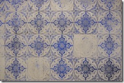 Colourful tiles in Lisbon, Portugal