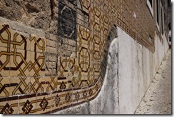 Colourful tiles in Lisbon, Portugal