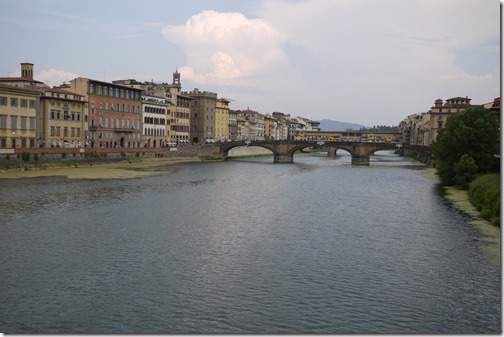 River Arno and bridges Florence, Tuscany Italy