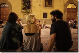 Piazza Santo Spirito Florence, Tuscany Italy