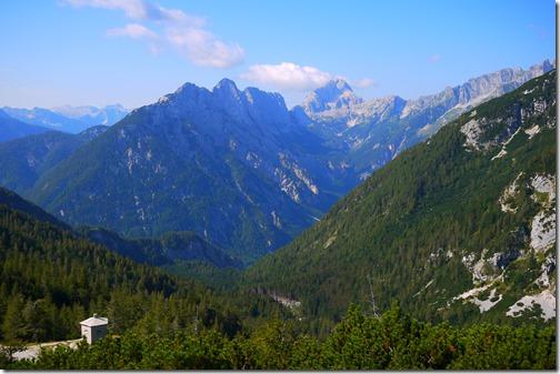 View from Vrsic Mountain Pass, Triglav National Park, Bled, Slovenia