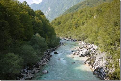 River Soca, Triglav National Park, Bled, Slovenia