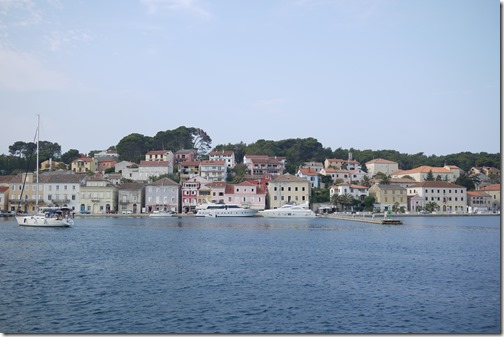 Mali Lošinj port in the Adriatic Sea on Lošinj Island, Croatia