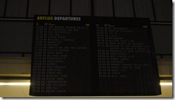 Tempelhof - arrivals board for artists