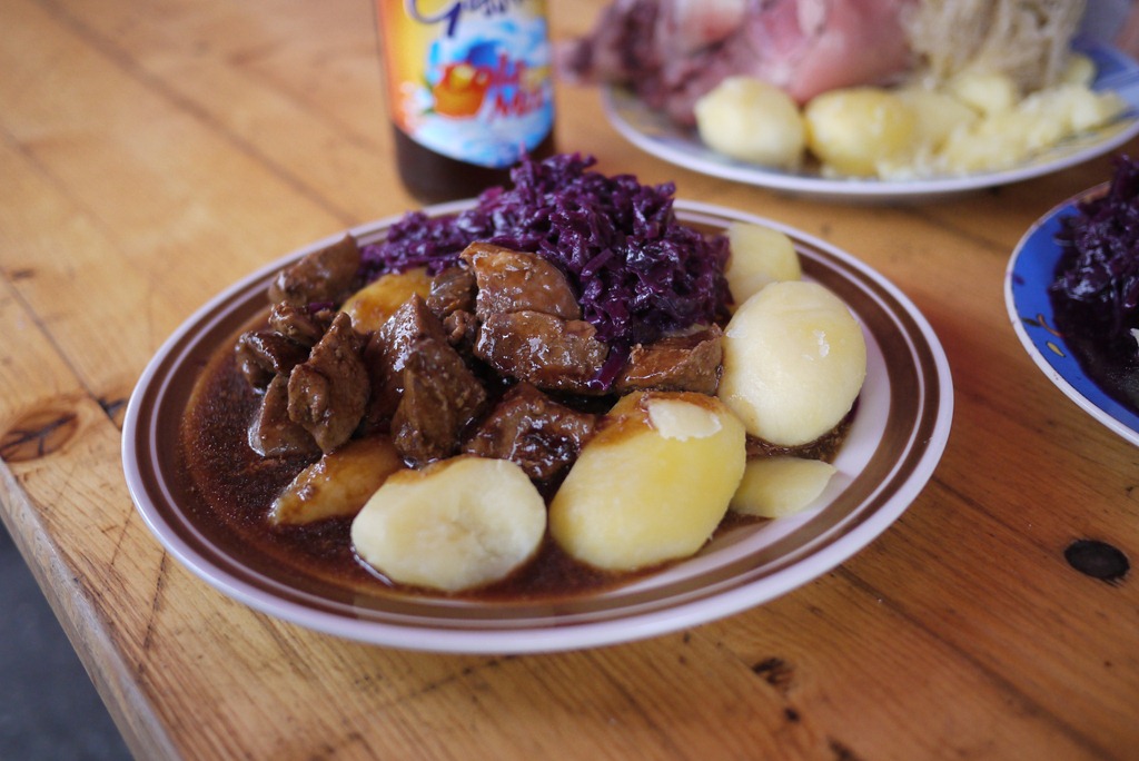 Goulash and sauerkraut in Berlin