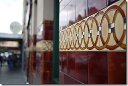 Old pub tiles in Melbourne