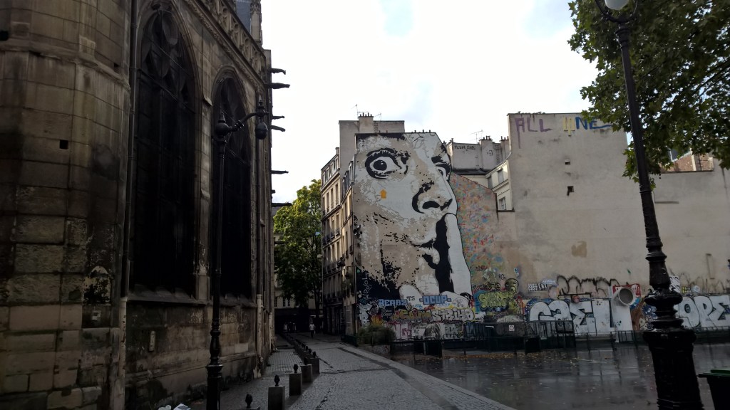 Street art Centre Pompidou Paris