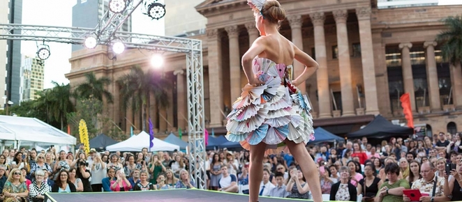 Recreate Twilight Market and Paper Fashion Show Brisbane Australia